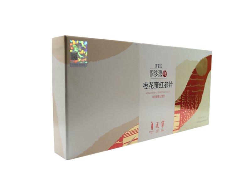 正官庄枣花蜜红参片包装盒